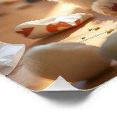 Fantasy Niedlich Happy Maltese Puppy Poster (Ecke)