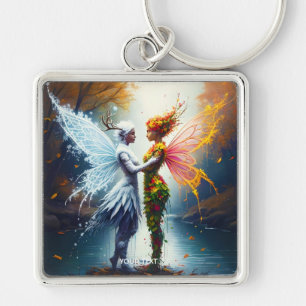 Fantasy Niedlich Herbst Winter Spirituosen Schlüsselanhänger