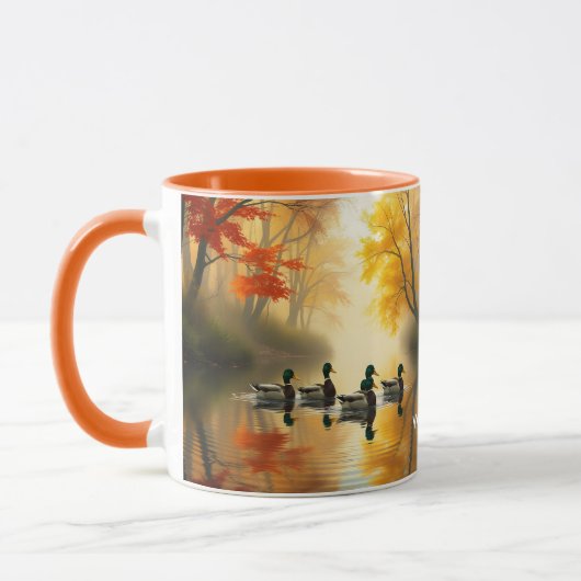 Fantasy Niedlich Herbstsee Tasse (Links)