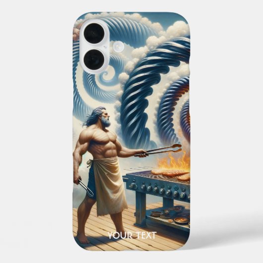 Fantasy Niedlich Heroic Grill Vater Case-Mate iPhone Hülle (Rückseite)