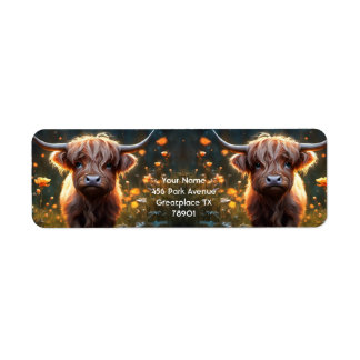 Fantasy Niedlich Highland Baby Cow