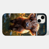 Fantasy Niedlich Highland Baby Cow Case-Mate iPhone Hülle (Rückseite (Horizontal))