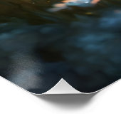 Fantasy Niedlich Highland Baby Cow Poster (Ecke)