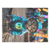 Fantasy Niedlich Hippie Cappella Festival Tischdecke (Vorderseite (Horizontal))