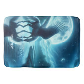 Fantasy Niedlich Horse Wings Moon Badematte (Vorderseite)