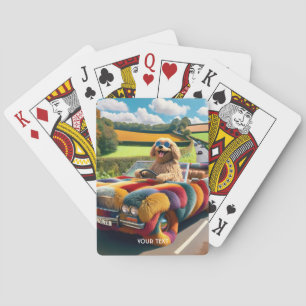 Fantasy Niedlich Hunde Teppich Auto Spielkarten