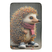 Fantasy Niedlich Igel Sharp Needles Badematte (Vorderseite Vertikal)