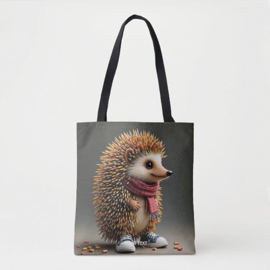 Fantasy Niedlich Igel Sharp Needles Tasche (Vorderseite)