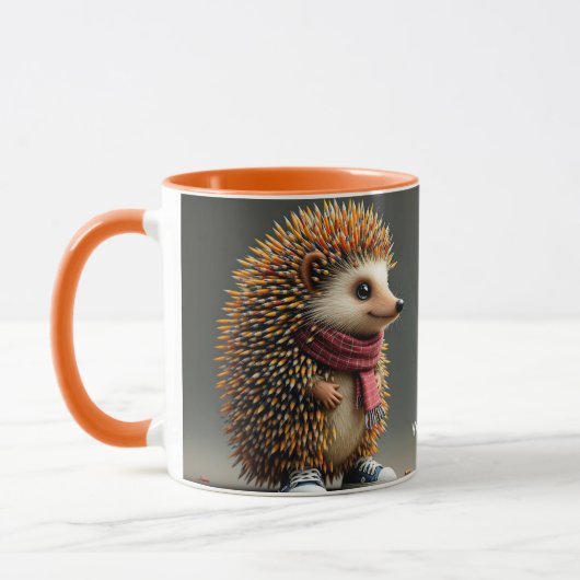 Fantasy Niedlich Igel Sharp Needles Tasse (Links)