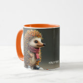 Fantasy Niedlich Igel Sharp Needles Tasse (Vorderseite Links)