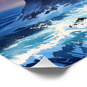Fantasy Niedlich Iron Lighthouse Cliff Poster (Ecke)