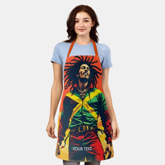 Fantasy Niedlich Jamaica Flag Sun Schürze (Getragen)