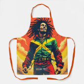 Fantasy Niedlich Jamaica Flag Sun Schürze (Vorderseite)