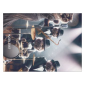Fantasy Niedlich Jazz Band Cats Tischdecke (Vorderseite (Horizontal))