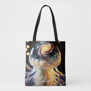 Fantasy Niedlich Jellyfish Space Stars Tasche