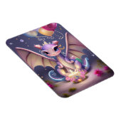 Fantasy Niedlich Kawaii Baby Dragon Magnet (Rechte Seite)