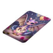 Fantasy Niedlich Kawaii Baby Dragon Magnet (Linke Seite)