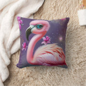 Fantasy Niedlich Kawaii Babyflamingo Kissen (Decke)