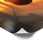 Fantasy Niedlich Kickboxer Eichhörnchenwald Poster (Ecke)
