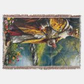 Fantasy Niedlich King Fishing Decke (Vorderseite)