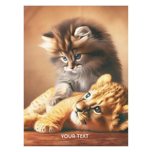Fantasy Niedlich Kitchen spielen mit Tiger Tischdecke (Vorderseite)