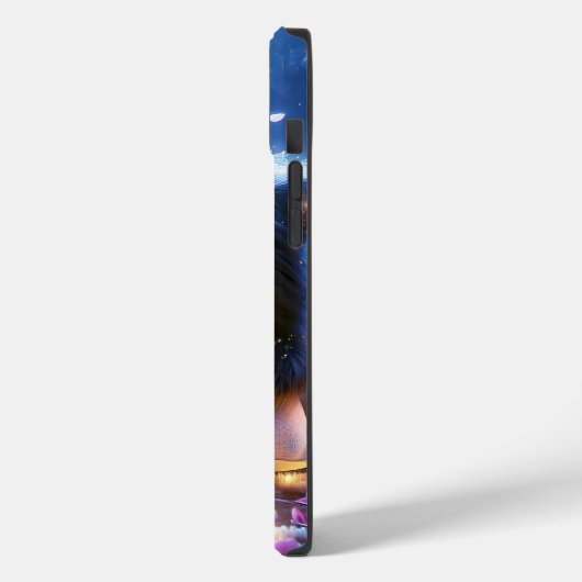 Fantasy Niedlich Kitten Hugging Kissen Case-Mate iPhone Hülle (Rückseite / Links)