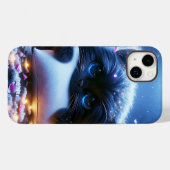 Fantasy Niedlich Kitten Hugging Kissen Case-Mate iPhone Hülle (Rückseite (Horizontal))