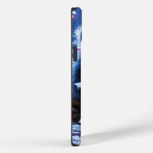 Fantasy Niedlich Kitten Hugging Kissen Case-Mate iPhone Hülle (Rückseite / Rechts)