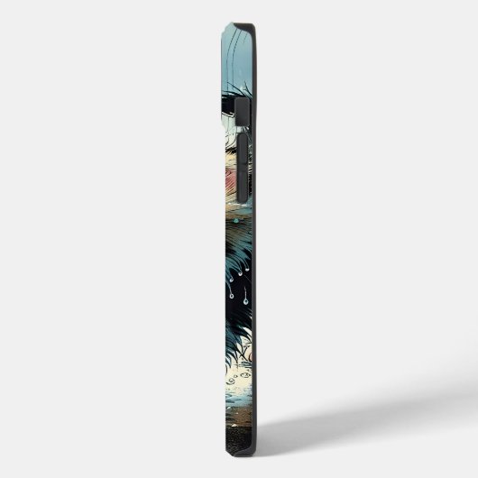 Fantasy Niedlich Kitten unter Rain Case-Mate iPhone Hülle (Rückseite / Links)