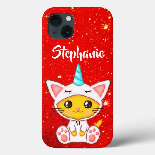 Fantasy Niedlich Kittycorn Case-Mate iPhone Hülle (Rückseite)