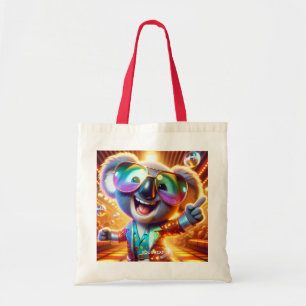 Fantasy Niedlich Koala Dancing Disco Tragetasche
