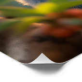 Fantasy Niedlich Koala Drinks Tree Poster (Ecke)