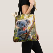Fantasy Niedlich Koala Drinks Tree Tasche (Von Nahem)