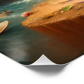 Fantasy Niedlich Koala Tea Cup Poster (Ecke)