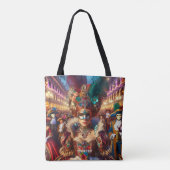 Fantasy Niedlich Lady Mask Venice Tasche (Rückseite)