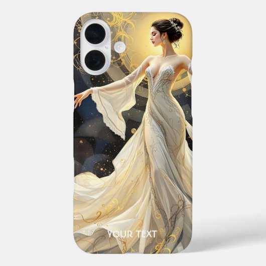 Fantasy Niedlich Ladys Dancing Space Case-Mate iPhone Hülle (Rückseite)