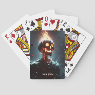 Fantasy Niedlich Lantern Pumpkin Halloween Spielkarten
