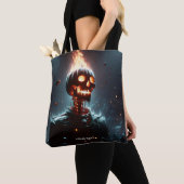 Fantasy Niedlich Lantern Pumpkin Halloween Tasche (Von Nahem)
