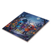 Fantasy Niedlich Laughing Chibi Skeletts Fliese (Seite)