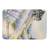 Fantasy Niedlich Lavender House Blume Badematte (Vorderseite)