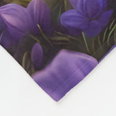 Fantasy Niedlich Lila Kitten Blume Fleecedecke (Ecke)