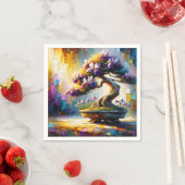 Fantasy Niedlich Lila Mini Tree Serviette (Beispiel)