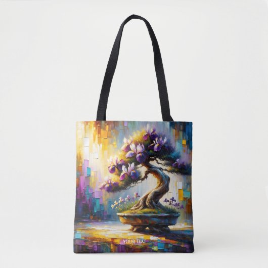 Fantasy Niedlich Lila Mini Tree Tasche (Vorderseite)