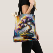 Fantasy Niedlich Lila Mini Tree Tasche (Von Nahem)