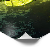 Fantasy Niedlich Limon Steampunk Flugzeug Poster (Ecke)