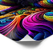 Fantasy Niedlich Lion Colors Dance Poster (Ecke)