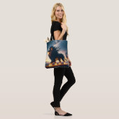 Fantasy Niedlich Lion Wüstenfeuer Tasche (Am Model)