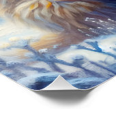 Fantasy Niedlich Little Mammoth Winter Poster (Ecke)