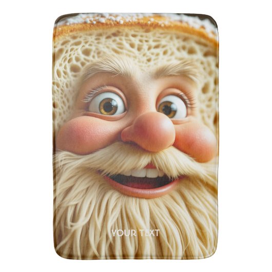 Fantasy Niedlich Loaf Bart Badematte (Vorderseite Vertikal)