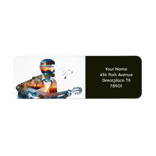 Fantasy Niedlich Man Gitarrenfeld (Vorne)